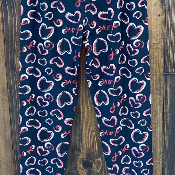 Valentines Day Heart One Size Leggings - Picture 4 of 4
